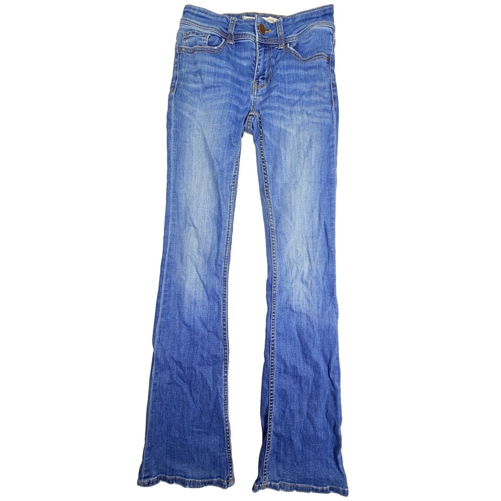 BKE Audrey Women's 26x33.5 Blue Slim Fit Mid-Rise Bootcut Jeans